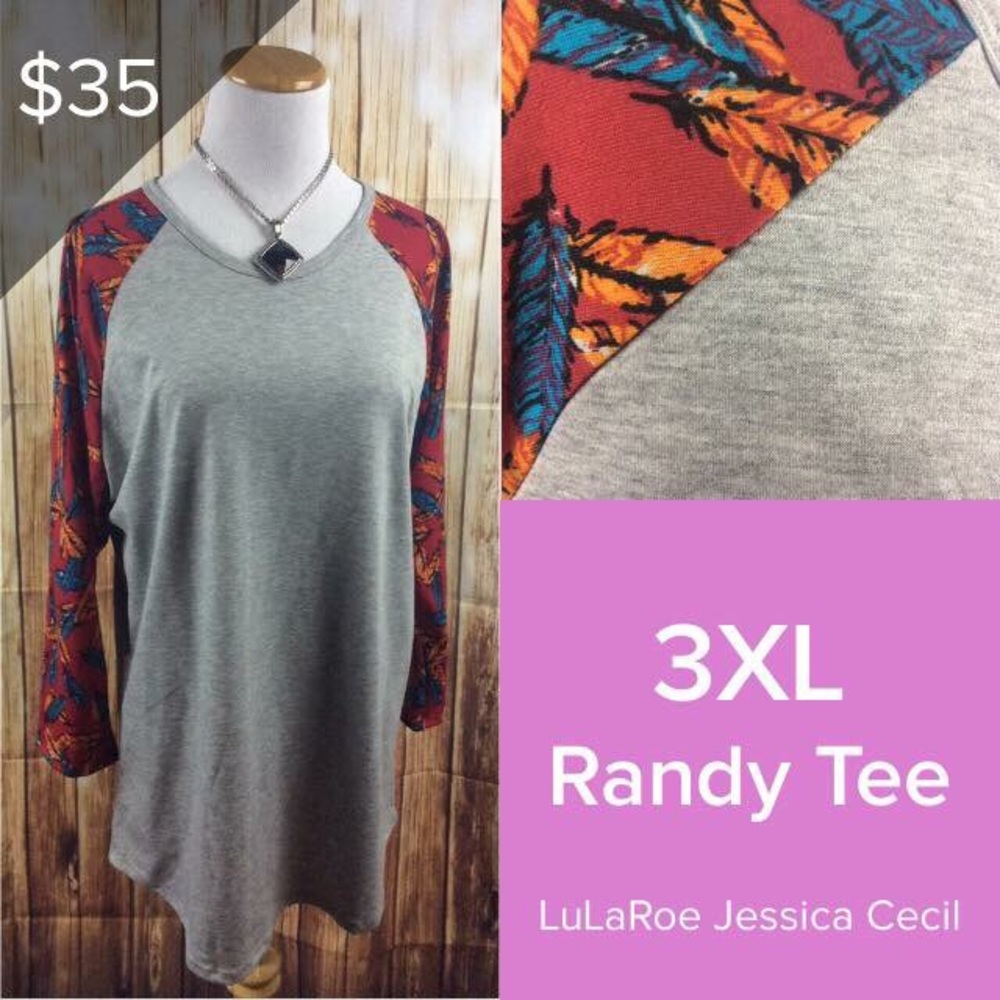 3XL LuLaRoe Randy Tee